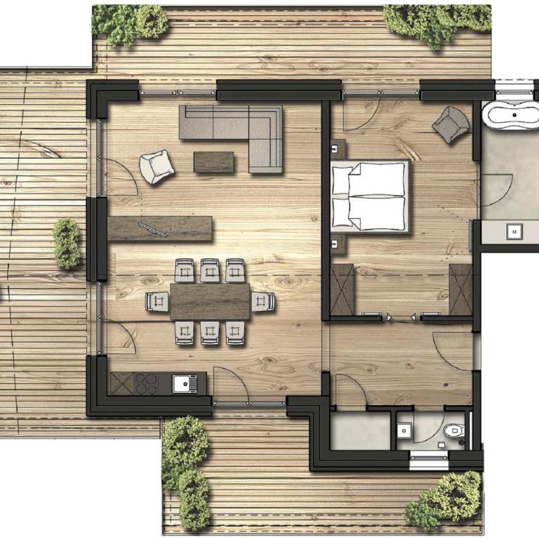 Gletscherblick- serviced apartments - Penthouse-Apartment - 1