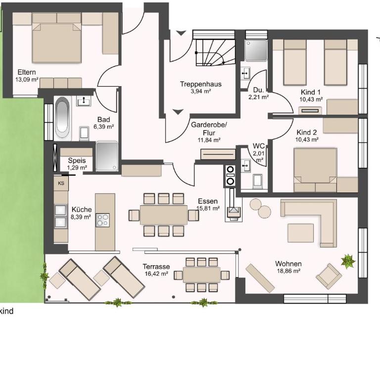 Eldorado - Ferienwohnungen & Suiten - Superior Apartment mit 3 Schlafzimmern - 4