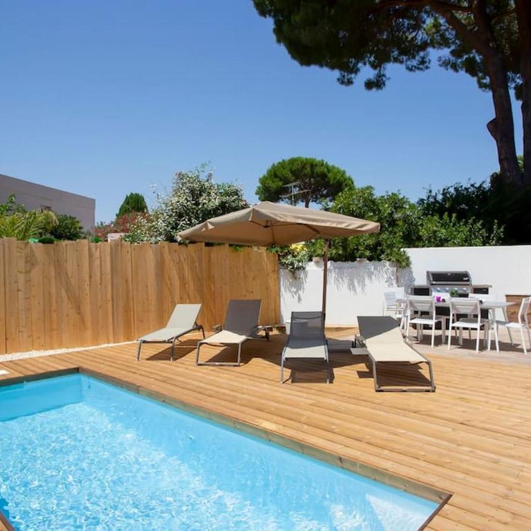 Chez Julien - Superbe maison rénovée avec piscine chauffée - Maison 3 Chambres - 8