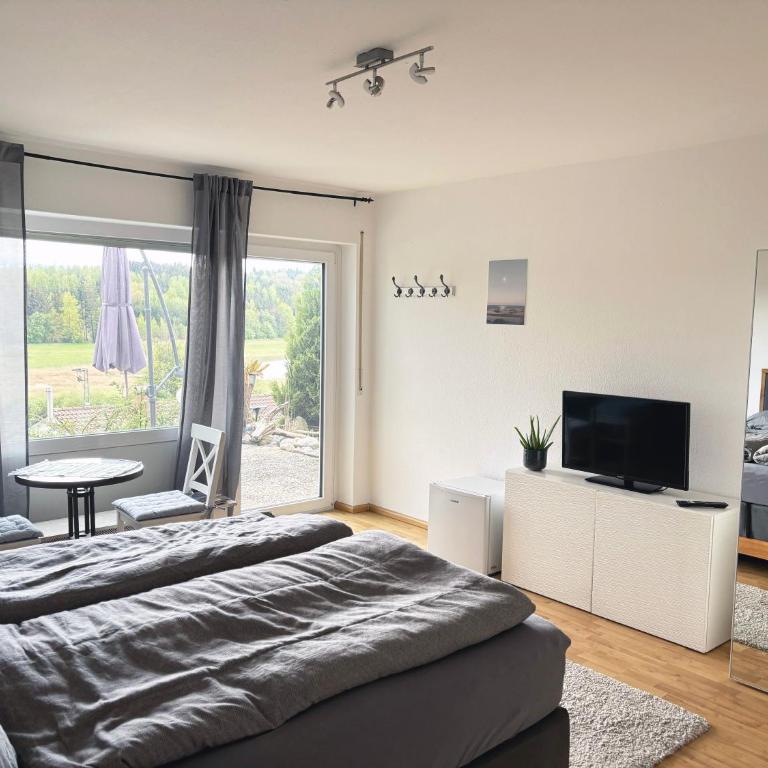Panorama-Haus Appartment PFÄNDER - Bergblick, Badezimmer, Kitchenette, eigene Sonnenterrasse - Studio-Apartment - 3