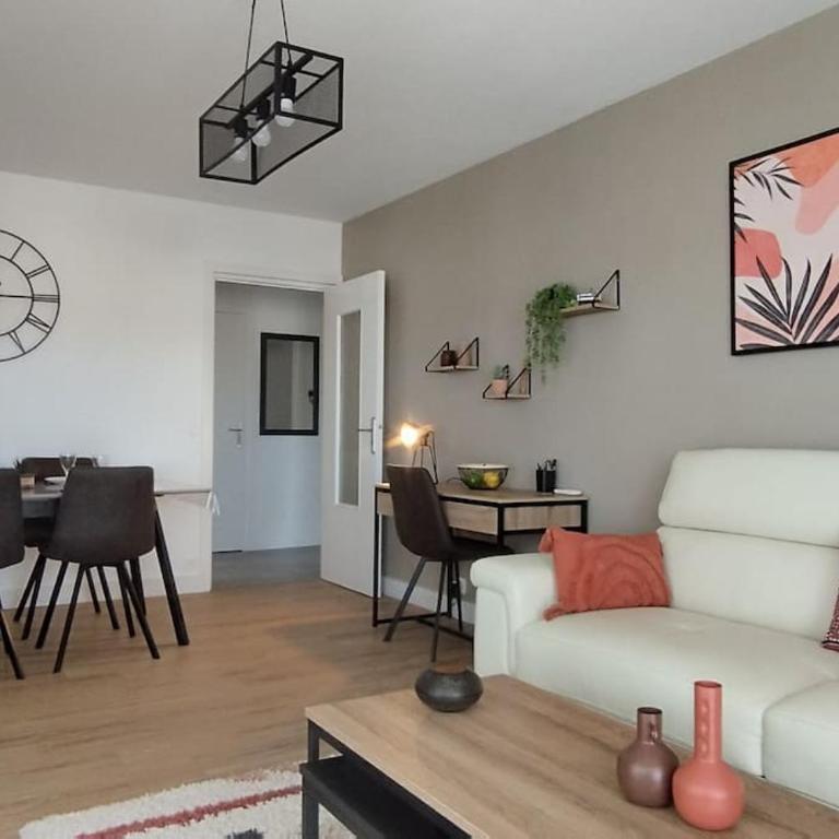 Les Géraniums, bel appartement rénové, proche plage et commerces - Apartment mit 1 Schlafzimmer - 1