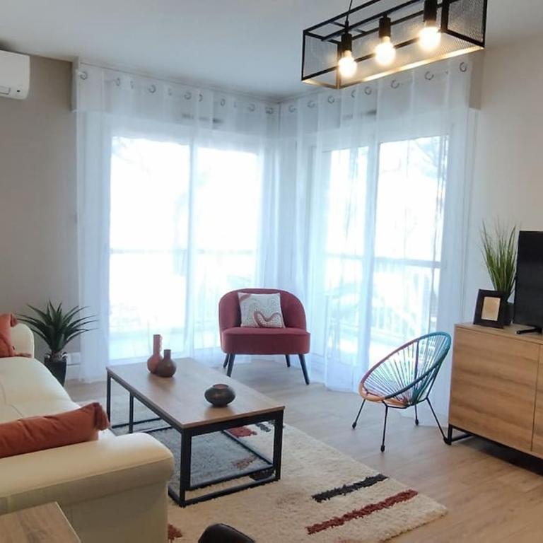 Les Géraniums, bel appartement rénové, proche plage et commerces - Apartment mit 1 Schlafzimmer - 8