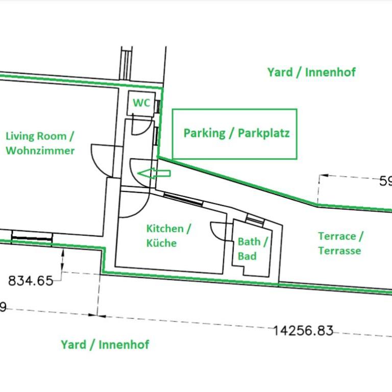 Top at Park, das luxuriöse Appartement mit Terrasse und Parkplatz im Herzen von Graz - Apartment mit 1 Schlafzimmer - 9