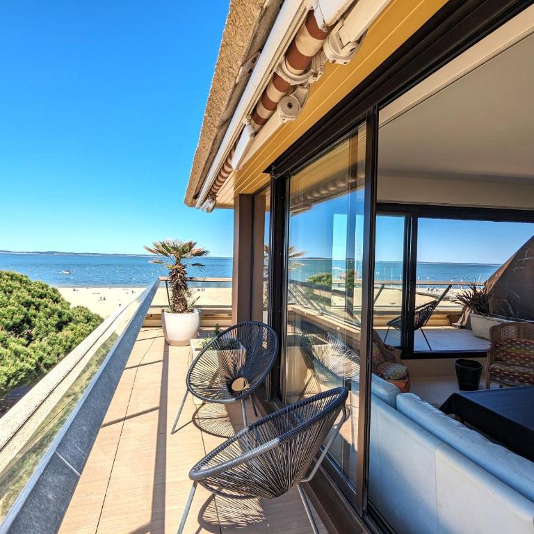 Grand Appartement avec Terrasse, Clim, WIFI et Parking à Arcachon - FR-1-420-144 - Appartement - 9