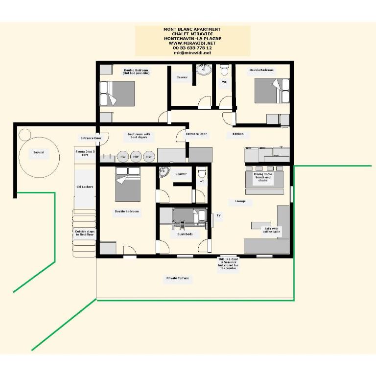 Chalet Miravidi, Montchavin-La Plagne, Jacuzzi & Sauna - Appartement 4 Chambres - Mont Blanc - 37