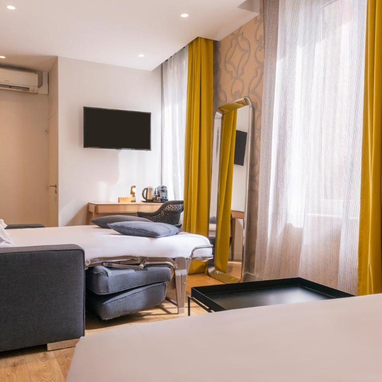 The Originals Boutique, Hôtel Le Lion, Clermont-Ferrand - Chambre Familiale - 11