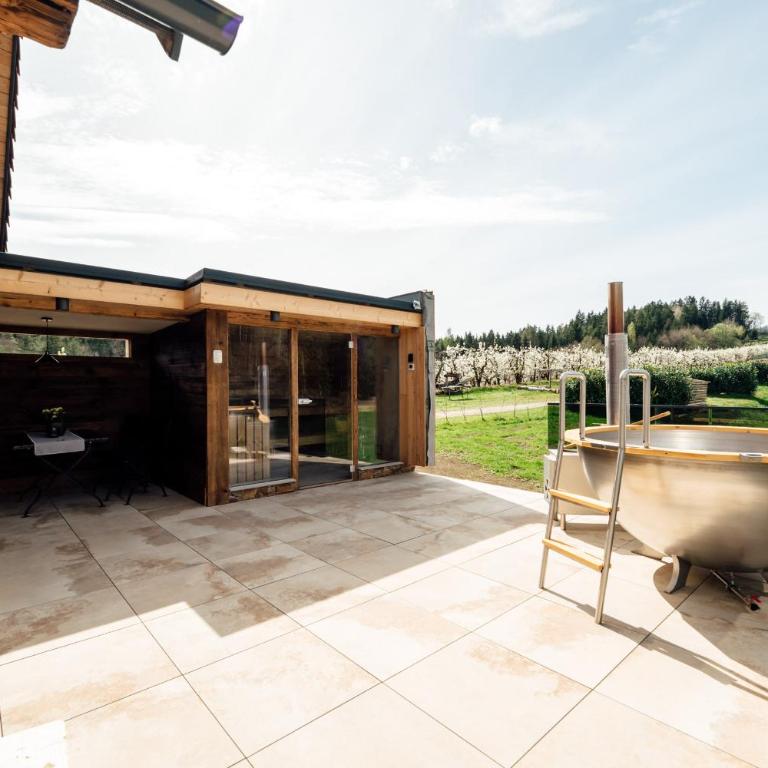 Chalet "Troadkostn" mit finnischer Panoramasauna & Edelstahl Hot Tub - Ferienhaus - 12