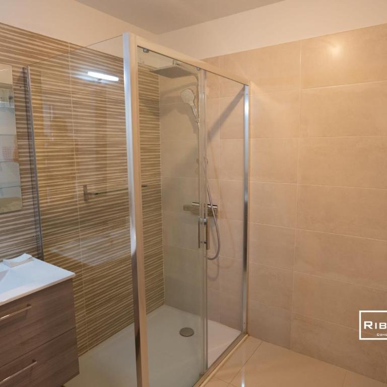 Riboleys - T3 climatisé à 100m de la mer - Appartement 2 Chambres - 12