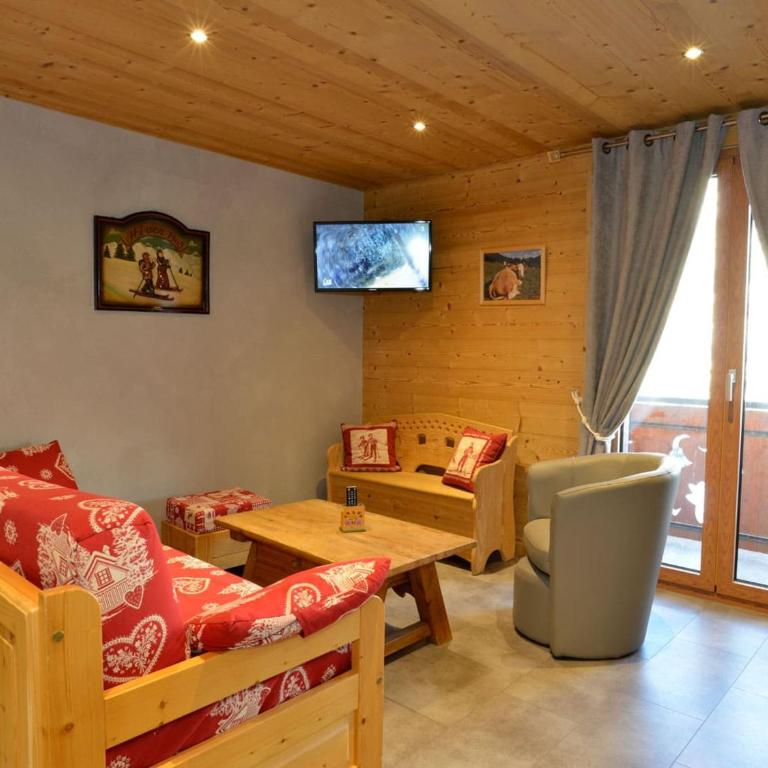Appartement Châtel 3 pièces, 4 pers, proche remontées, balcon, jardin, parking, WIFI, équipements complets - FR-1-676-28 - Apartamento - 5