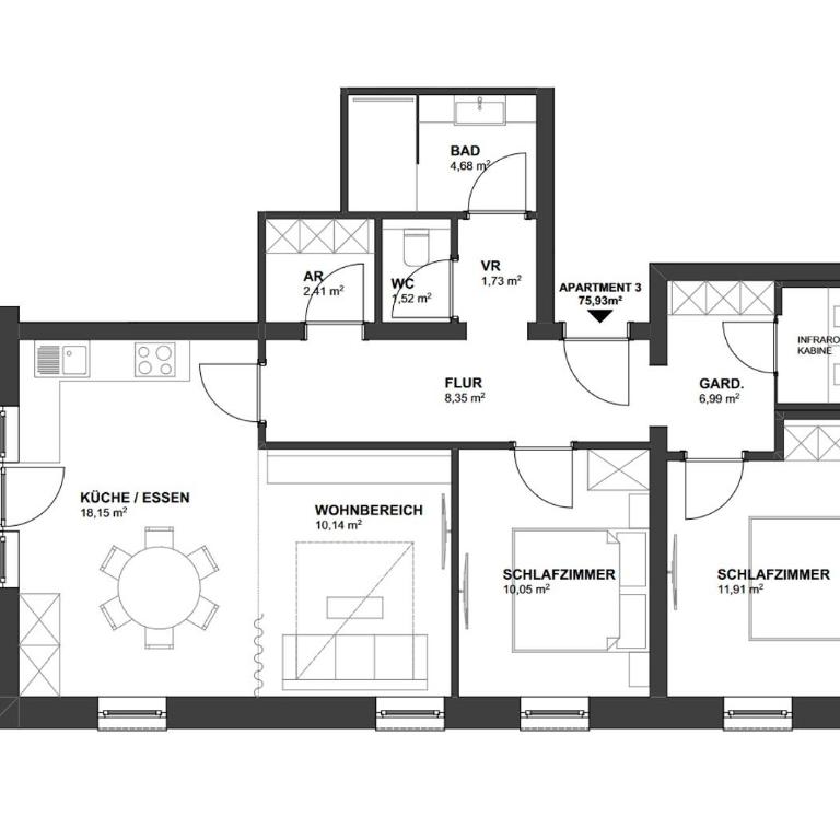 NEW! Tevini Alpine Apartments by we rent - Apartment mit Balkon - 18