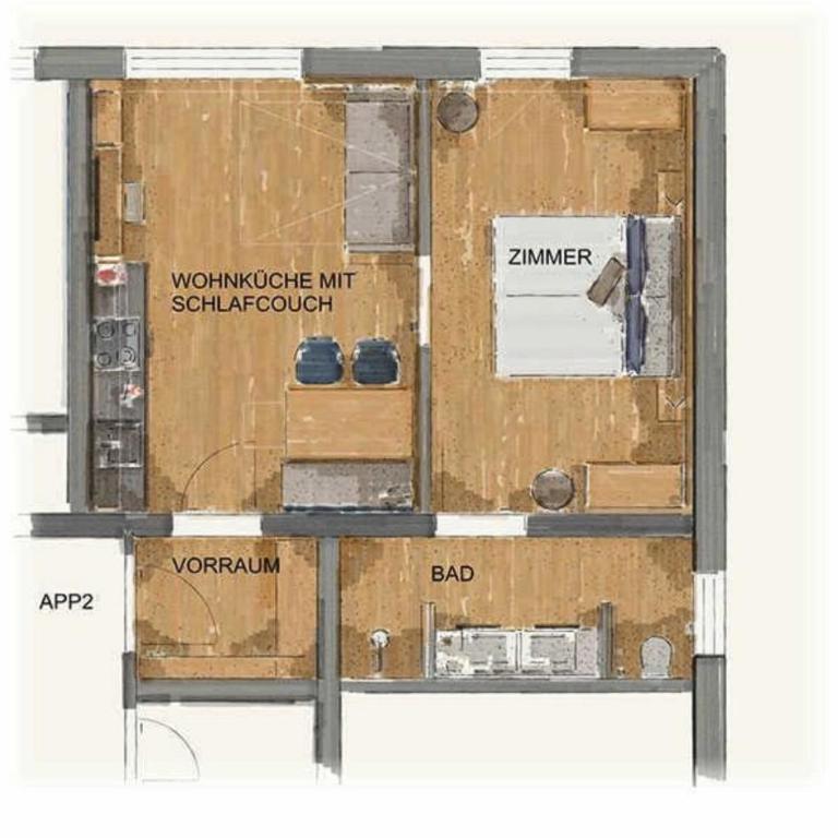 Beim Naglbauer - Apartment mit 1 Schlafzimmer - 2