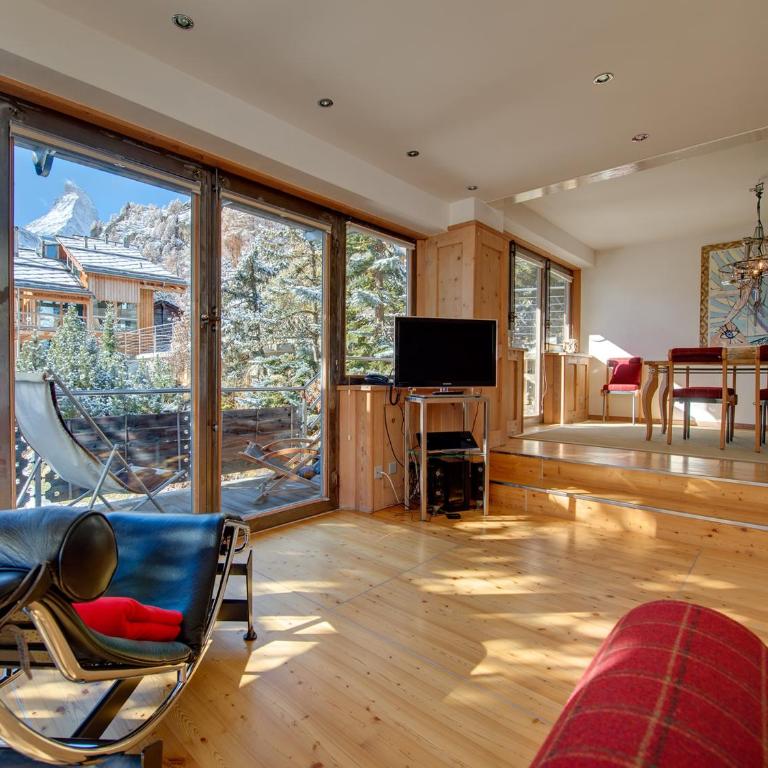 Backstage Hotel Serviced Apartments - Apartamento de 2 dormitorios con vistas a Matterhorn - 6