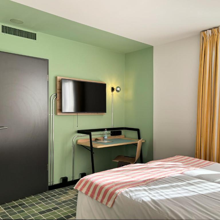 Nonanteneuf appart hōtel Sierre - contactless check-in - Zweibettzimmer - 5