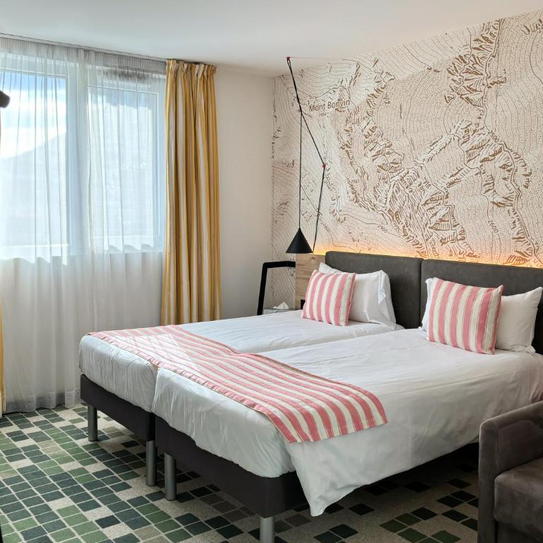 Nonanteneuf appart hōtel Sierre - contactless check-in - Zweibettzimmer - 7