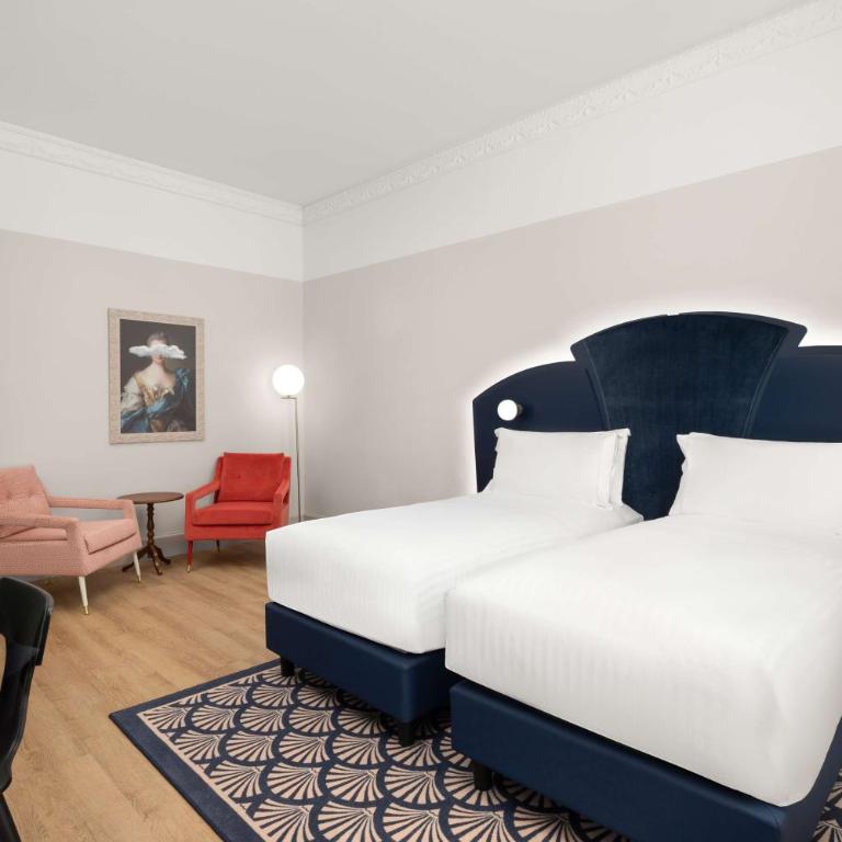 Anglo American Hotel Florence, Curio Collection By Hilton - Camera Deluxe Doppia con Letti Singoli - 1