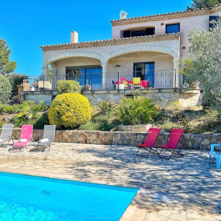 Villa Les Jardins du Roy, Piscine et Vue mer - Villa con vistas al mar - 36
