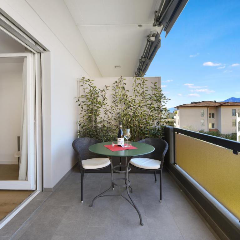 ASCONA VISTA VERDE Familienfreundliche Ferienwohnung mit sonnigem Balkon & Klimaanlage - Appartamento con 1 Camera da Letto - 7