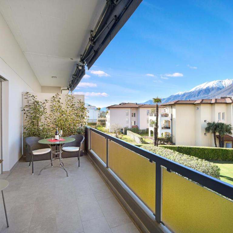 ASCONA VISTA VERDE Familienfreundliche Ferienwohnung mit sonnigem Balkon & Klimaanlage - Appartamento con 1 Camera da Letto - 2