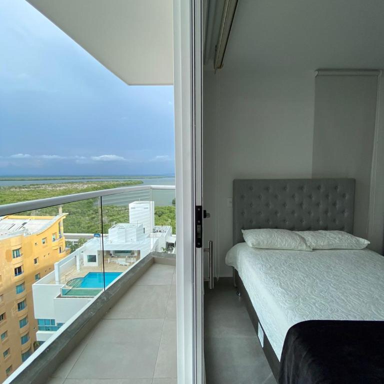 Morros Cartagena frente a playa Hotel las Américas Edificio Spiaggia Apto Duplex - Two-Bedroom Apartment - 6