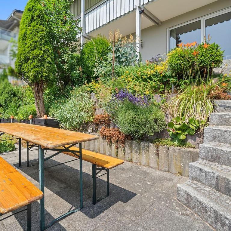 Panorama-Haus Appartment PFÄNDER - Bergblick, Badezimmer, Kitchenette, eigene Sonnenterrasse - Studio-Apartment - 12