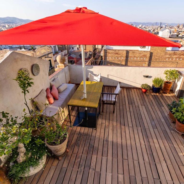 Apartment with Terrace Views of BCN - Studio Apartment - 63