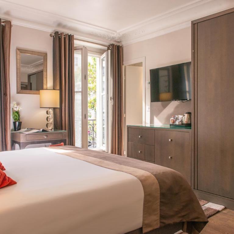 Régence Etoile - Chambre Double Deluxe - Vue sur Arc de Triomphe avec Balcon - 3