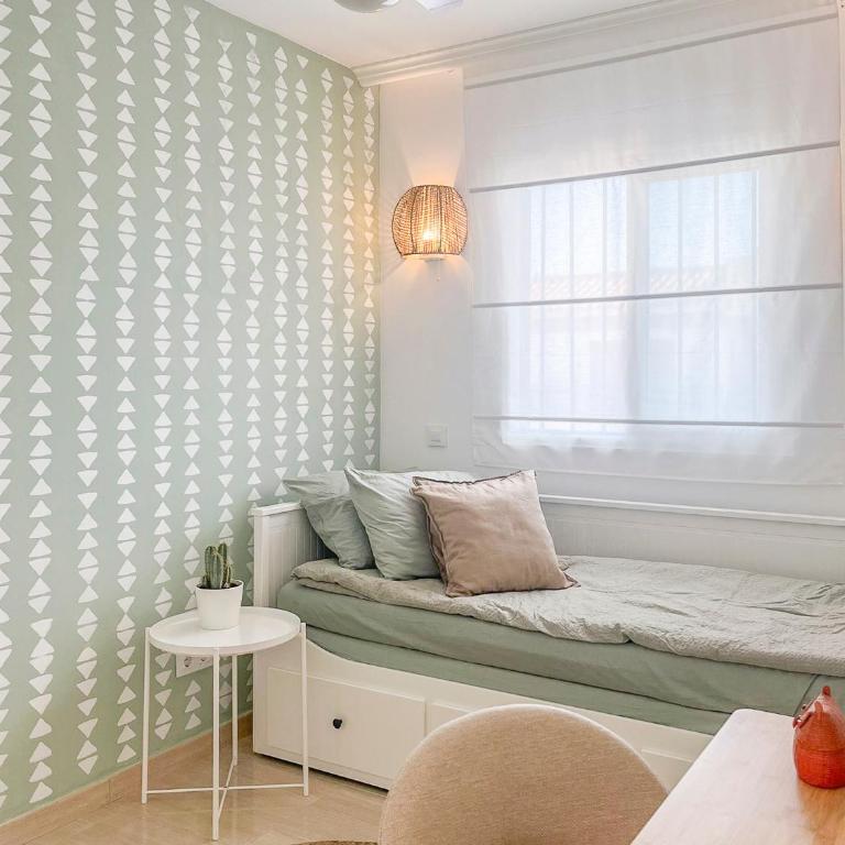 Apartamento ROSA del MAR Playas de Vera Ático en Primera Línea de Playa Piscina al Aire Libre Aparcamiento Gratuito WiFi Muy Rápido Acogedor con Calefacción - Appartement 2 Chambres - 44