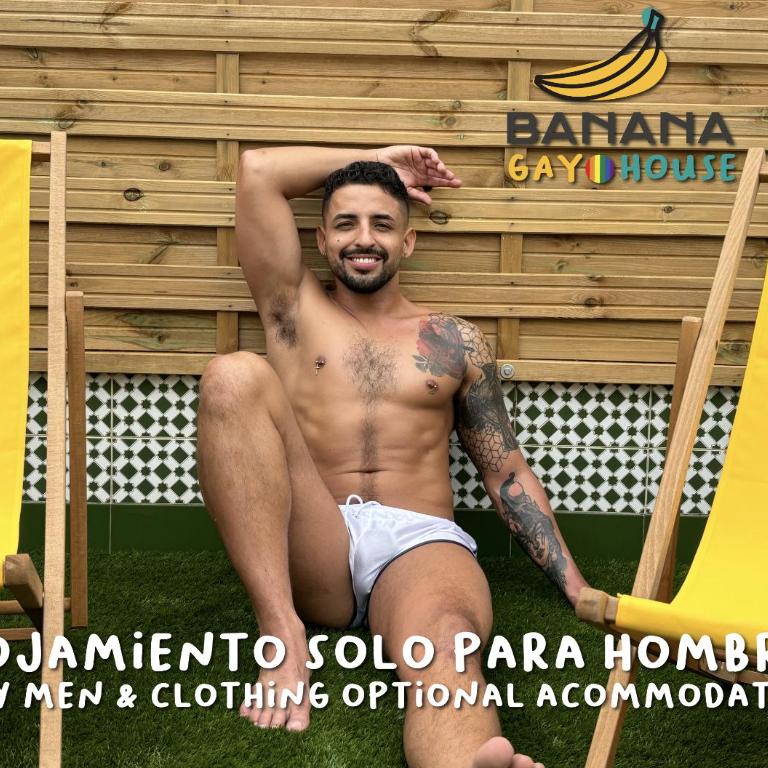 Banana Gay House - Only Men - Habitación Doble con baño privado - 4