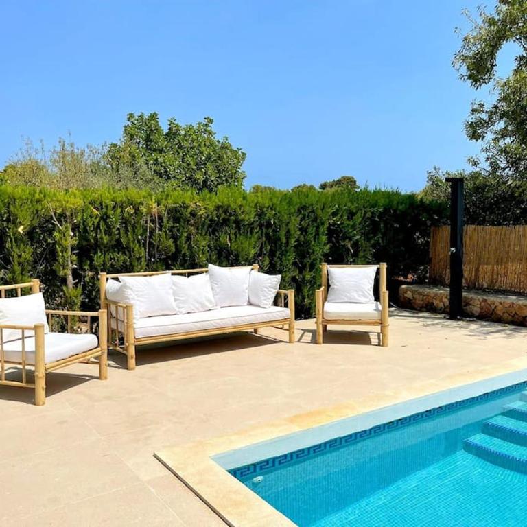 Strandnahe Finca mit Pool, Wifi, Klima, Heizung, Tischtennis, Trampolin in Alcudia - Villa con piscina privada - 40