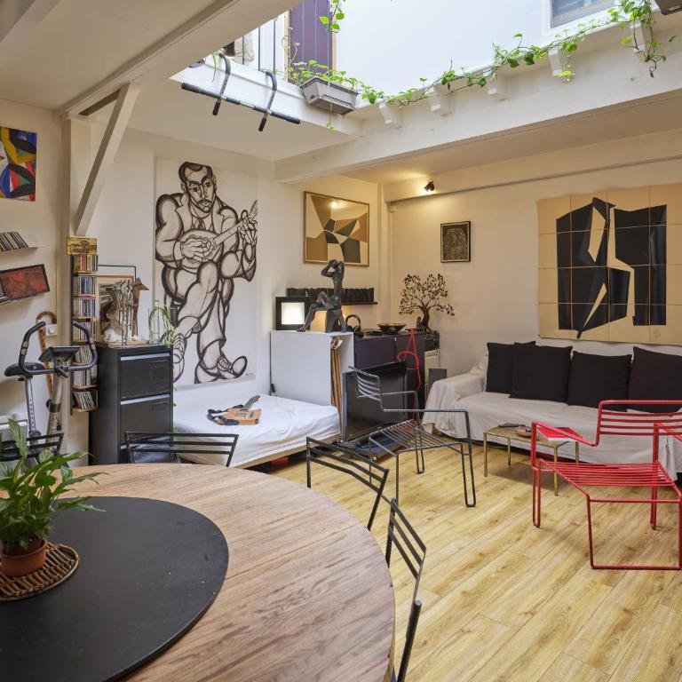 Atelier d'artiste en plein Paris - Appartement 3 Chambres - 2