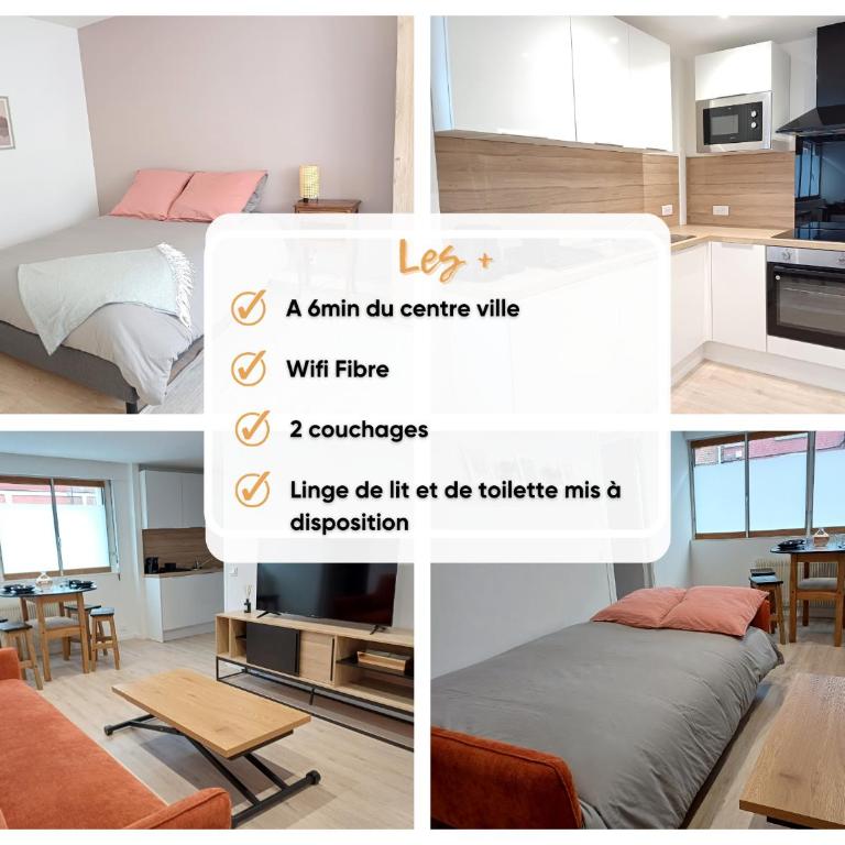 Pinceau, Élégant, spacieux, 2 couchages, proche centre - Appartamento con 1 Camera da Letto - 11