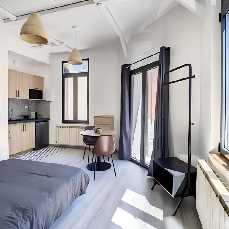La Licorne, grand studio chaleureux - Apartment mit 1 Schlafzimmer - 5