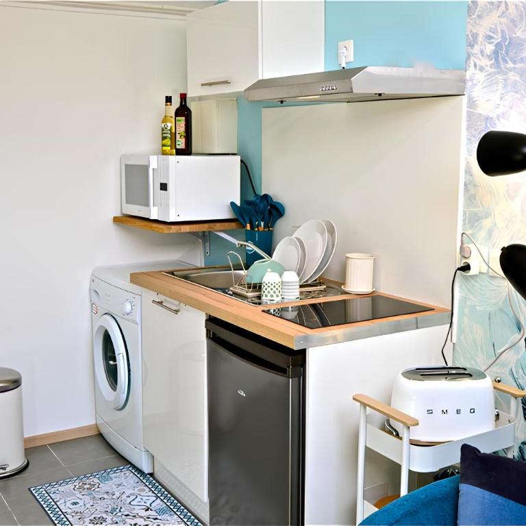 400m gare&centre ville, sèche linge, local vélo - Appartement - 3