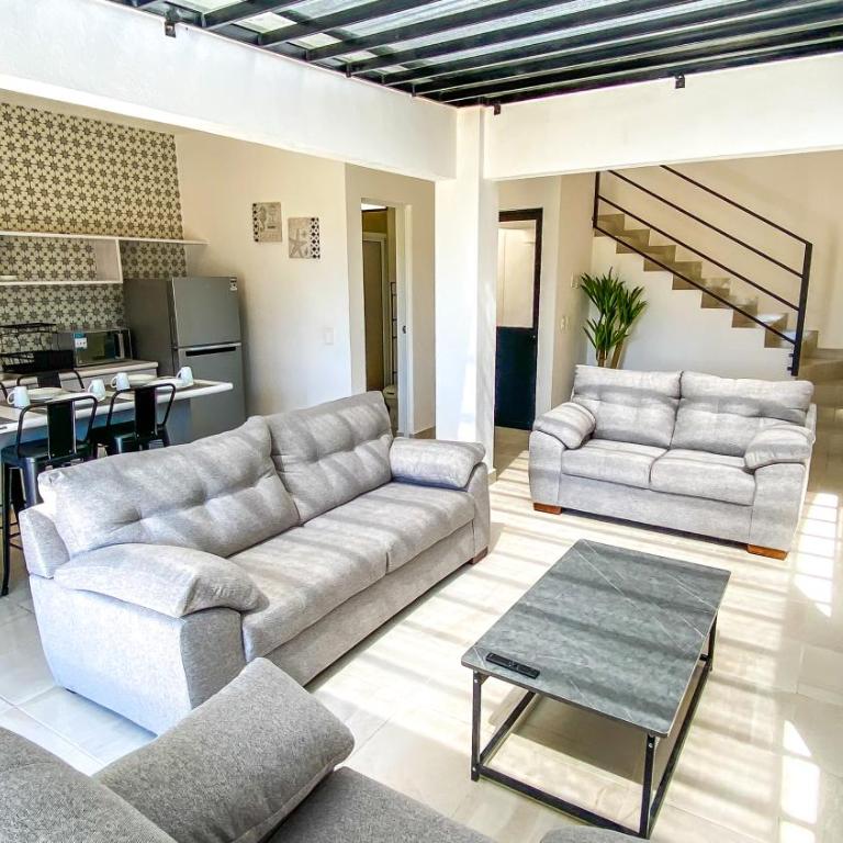 Alberca 3 recámaras 3 baños Aeropuerto cerca - Three-Bedroom House - 6