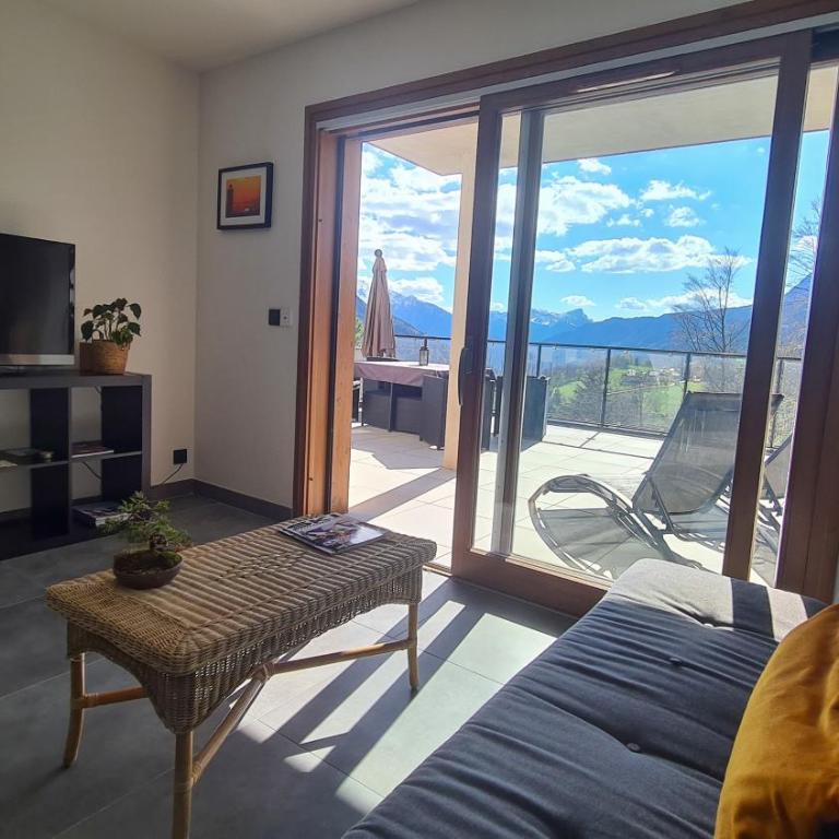 La Terrasse des Aiguilles - Vue montagne, terrasse - AravisTour - Appartement 1 Chambre - 5