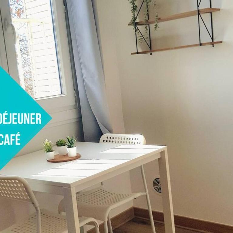 Chaleureux T3 (Proche rempart) - 2 Chambres - WIFI - Appartement 2 Chambres - 5