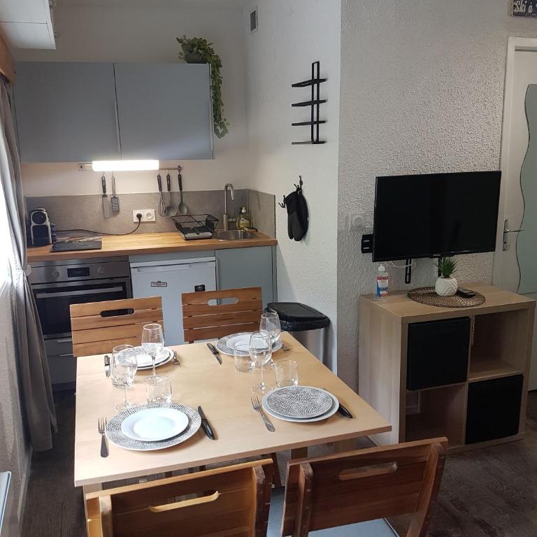 Studio avec linge de maison fourni et tout équipé aux pieds des pistes - One-Bedroom Apartment - 2