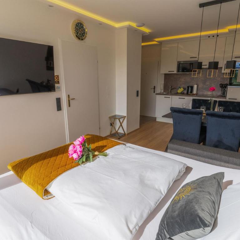 CT-GOLD Penthouse Bodensdorf Amatera privater Seezugang Hallenbad, Skiarena Gerlitzen - Apartment mit 1 Schlafzimmer - 19