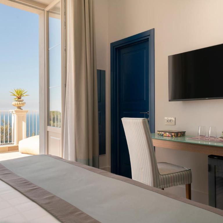 Relais Palazzo del Barone - Camera Deluxe Matrimoniale/Doppia con Letti Singoli con Vista Mare - 9
