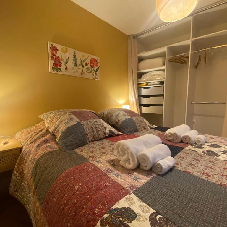 Établissement 3 étoiles avec ASCENSEUR, 3 appartements lumineux vue port avec balcon, 200m de la mer, Wifi Fibre, tous service inclus - Appartement 1 Chambre avec Balcon et Vue sur Mer - 5