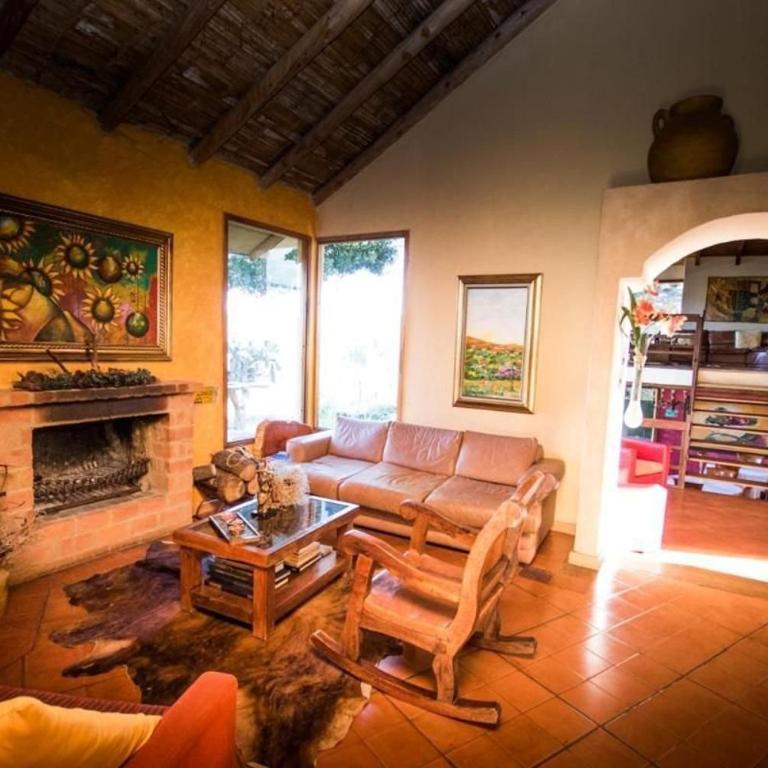 Chalet Campestre la Peseta - Habitación Cuádruple - vistas al jardín - 8