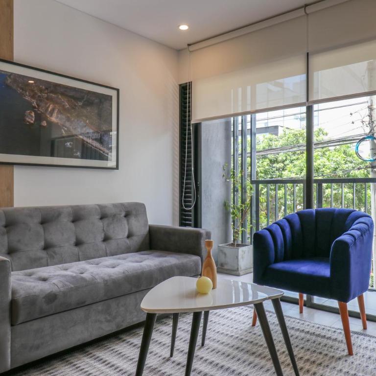 Living One in Premium Miraflores By Wynwood House - Apartamento de 3 dormitorios con balcón - 1