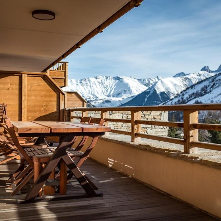 Bel appartement 6 personnes avec deux terrasses ensoleillées au coeur du village - Appartement avec Terrasse - 5