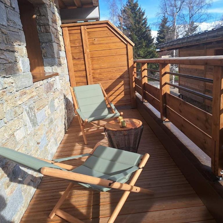 Appartement neuf avec terrasse plein sud - 6 personnes - Appartement avec Vue sur la Montagne - 5
