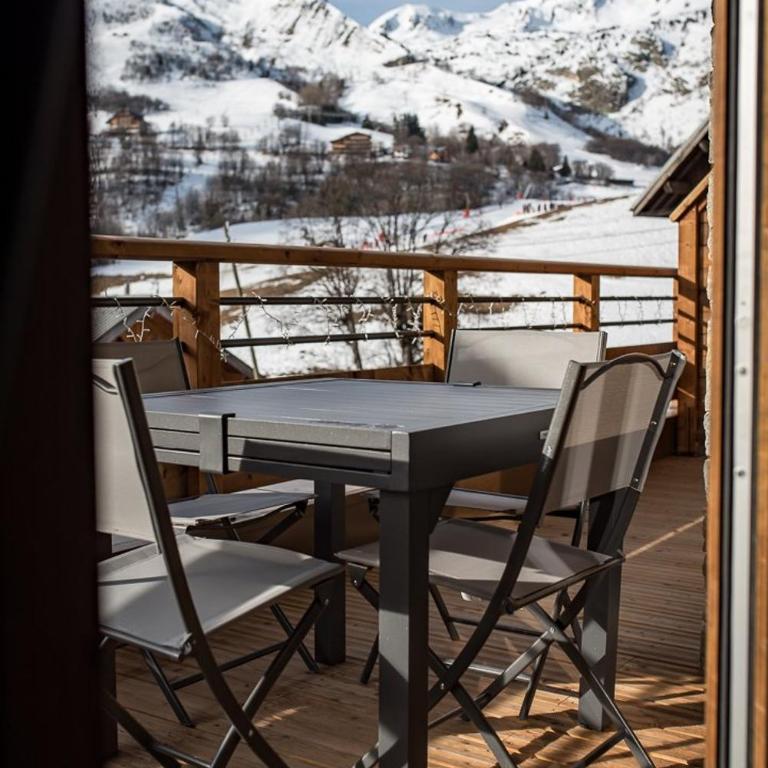 Appartement neuf avec terrasse plein sud - 6 personnes - Appartement avec Vue sur la Montagne - 8