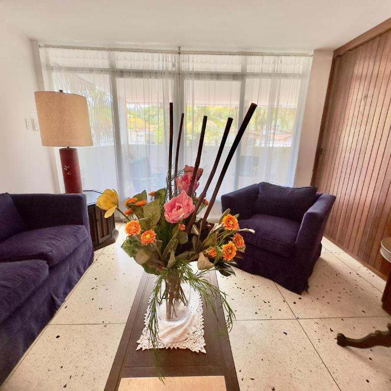 Apartamento Único en Caracas 3 habitaciones, 3 baños, terrazas, hamaca, estacionamiento, smartv, wifi y una decoración brutal estilo Art Déco - Moderno - Deluxe Apartment - 62