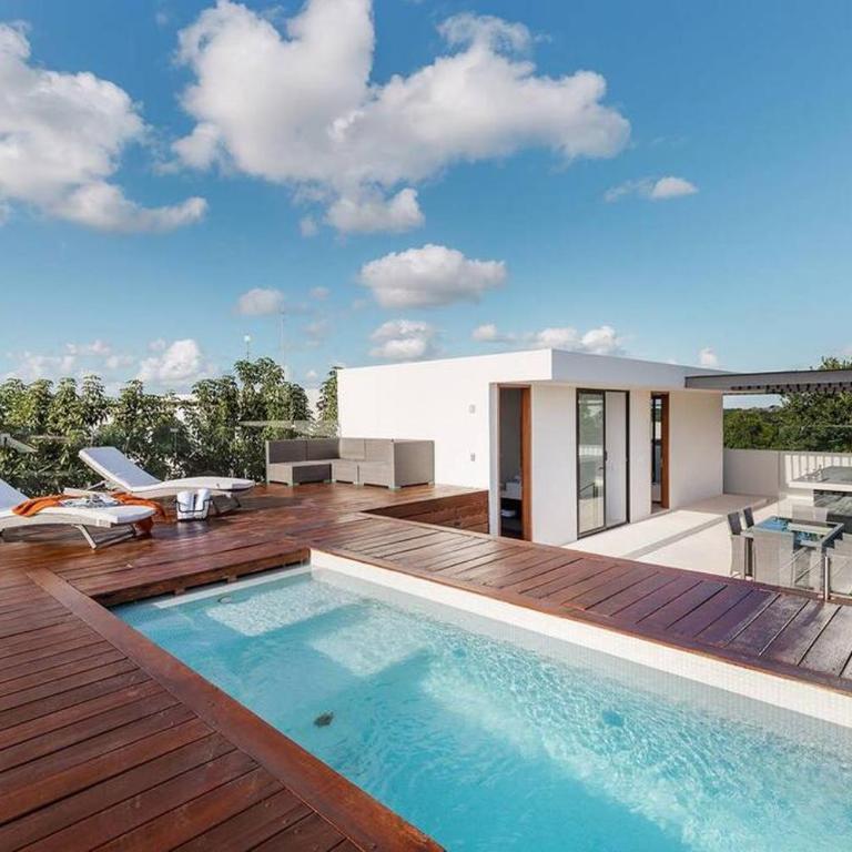 Magnifico PH Three Bedroom en Central Park Tulum By Sandy Powerful - Three-Bedroom Apartment - 1