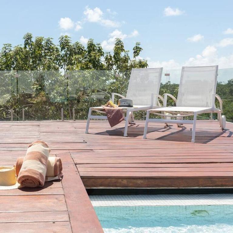 Magnifico PH Three Bedroom en Central Park Tulum By Sandy Powerful - Three-Bedroom Apartment - 9