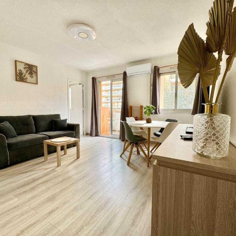 Méditerranée, 2 pièces très calme, clime, centre ville - Apartamento de 1 dormitorio - 20