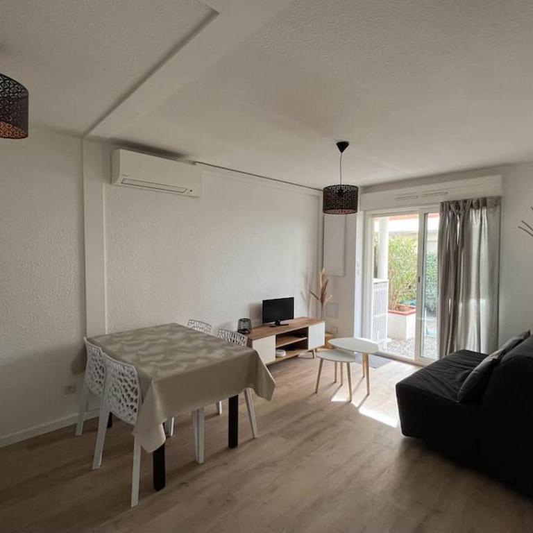 Superbe T2 climatisé avec terrasse & piscine avec accès direct à la mer - Appartement 1 Chambre - 24